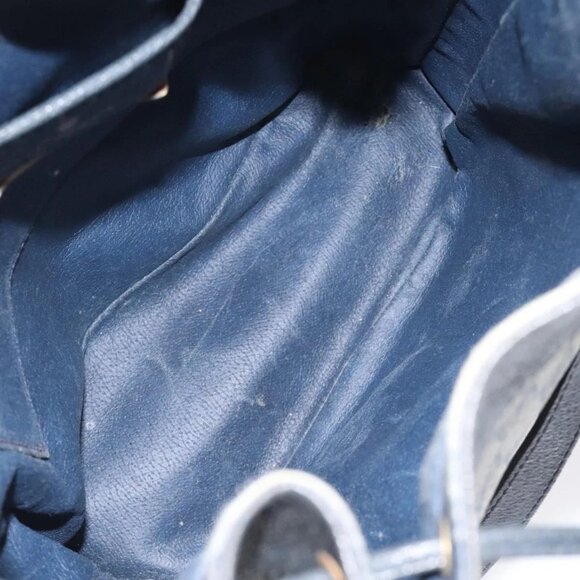 GUCCI GG Supreme Sherry Line Shoulder Bag PVC Navy Red 41 02 034 Auth 116512 - Picture 10 of 16